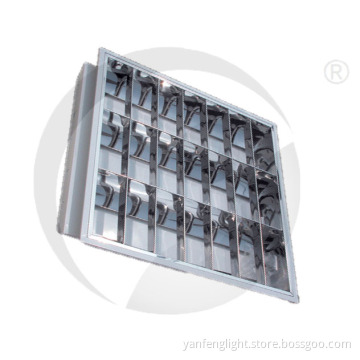 Recess Lighting Fixture, Grid Lamp Plate 3x18W T8